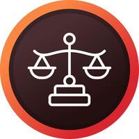 Justice Creative Icon Design vector