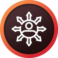 Influence Creative Icon Design vector