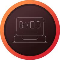 BYOD Tour Creative Icon Design vector