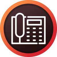 Telephone Creative Icon Design vector