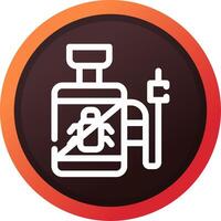 Pesticide Creative Icon Design vector