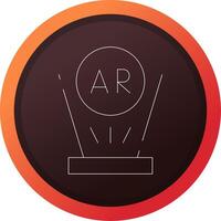 Augmented Reality Creative Icon Design vector