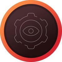 Eye Setting Creative Icon Design vector