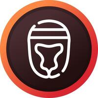 Helmet Creative Icon Design vector