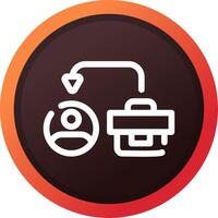 B2C Creative Icon Design vector