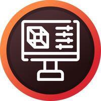 Simulation Creative Icon Design vector