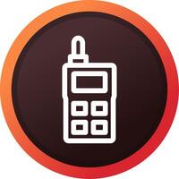 Walkie Talkie Creative Icon Design vector