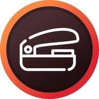 Line Brown Gradient Design vector