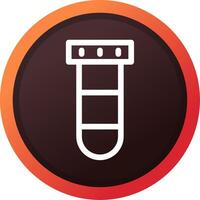 Test Tube Creative Icon Design vector