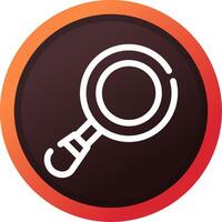 Magnifying Glass Creative Icon Design vector