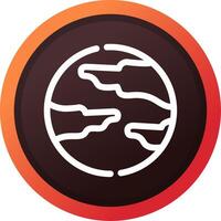 Mars Creative Icon Design vector