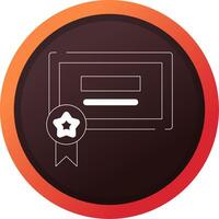 Certification Creative Icon Design vector