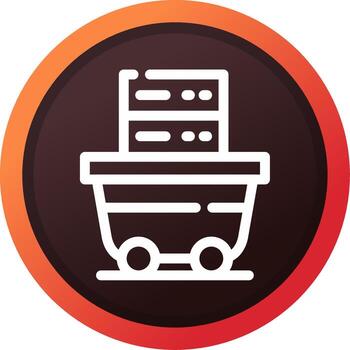 Data Mining Creative Icon Design vector