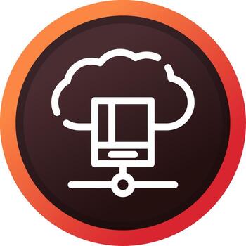 estudiar base de datos creativo icono diseño vector