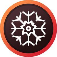 Snowflake Creative Icon Design vector