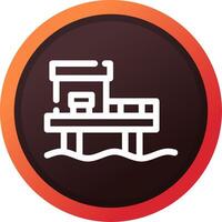 Dock Creative Icon Design vector