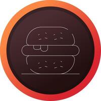 Burger Creative Icon Design vector