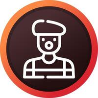 Mime Creative Icon Design vector