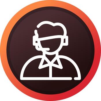 Operator Creative Icon Design vector