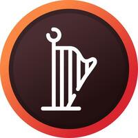 Harp Creative Icon Design vector