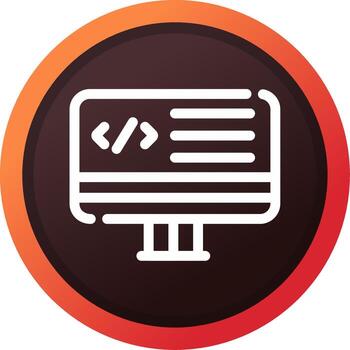 web programación creativo icono diseño vector