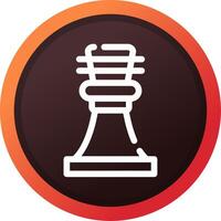 Chess Game Creative Icon Design vector
