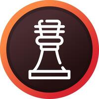 Chess Game Creative Icon Design vector