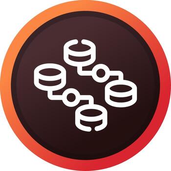 desestructurado datos creativo icono diseño vector