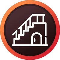 Handrail Creative Icon Design vector