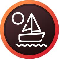 Kayak Creative Icon Design vector