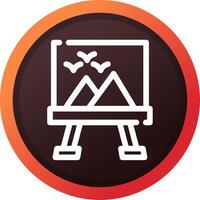 Canvas Creative Icon Design vector