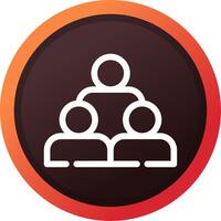 Audience Creative Icon Design vector