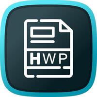 HWP Creative Icon Design vector