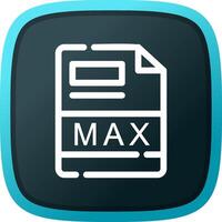 MAX Creative Icon Design vector