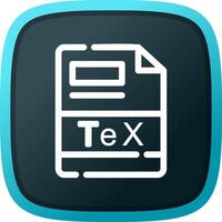 TeX Creative Icon Design vector