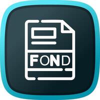 FOND Creative Icon Design vector