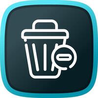 Delete Creative Icon Design vector