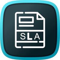 SLA Creative Icon Design vector