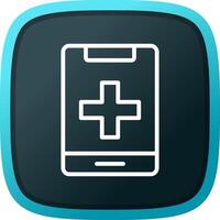 Medical Phone Creative Icon Design vector