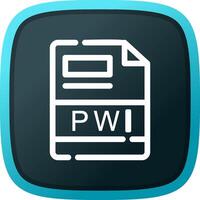 PWI Creative Icon Design vector