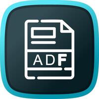 ADF Creative Icon Design vector