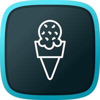 Ice Cream Creative Icon Design vector