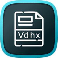 Vdhx Creative Icon Design vector