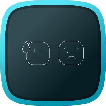 básico emoción creativo icono diseño vector