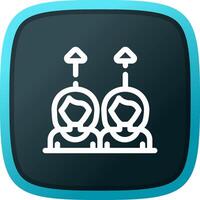 Same Approach Creative Icon Design vector