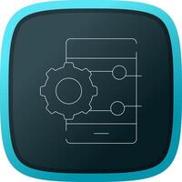 Project Management App Creative Icon Design vector