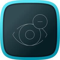Shortsighted Creative Icon Design vector
