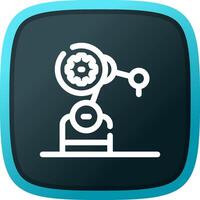 Machines Maintenance Creative Icon Design vector