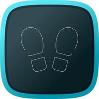 Footprint Creative Icon Design vector