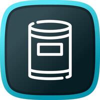 Dustbin Creative Icon Design vector